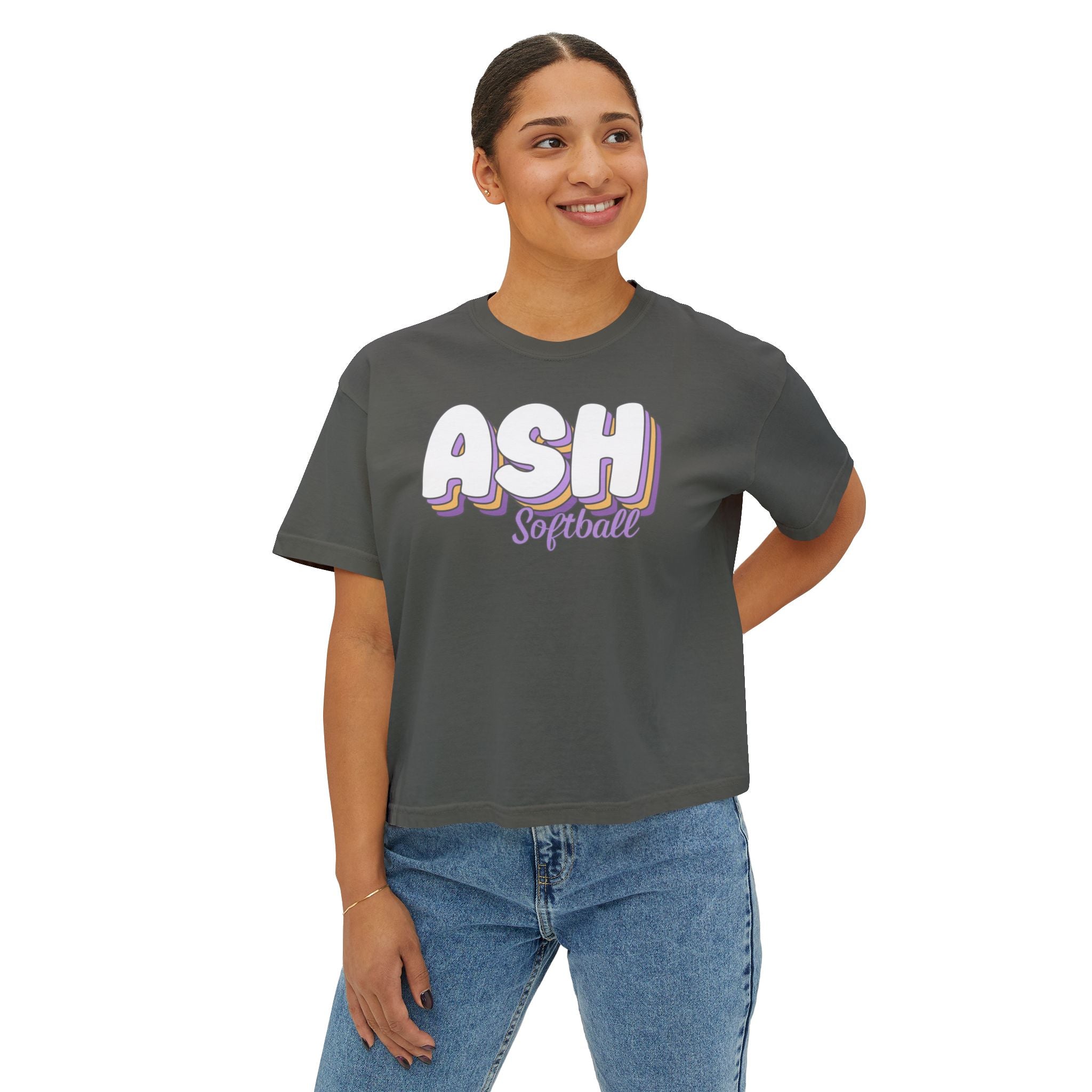 ASH Softball Boxy Tee