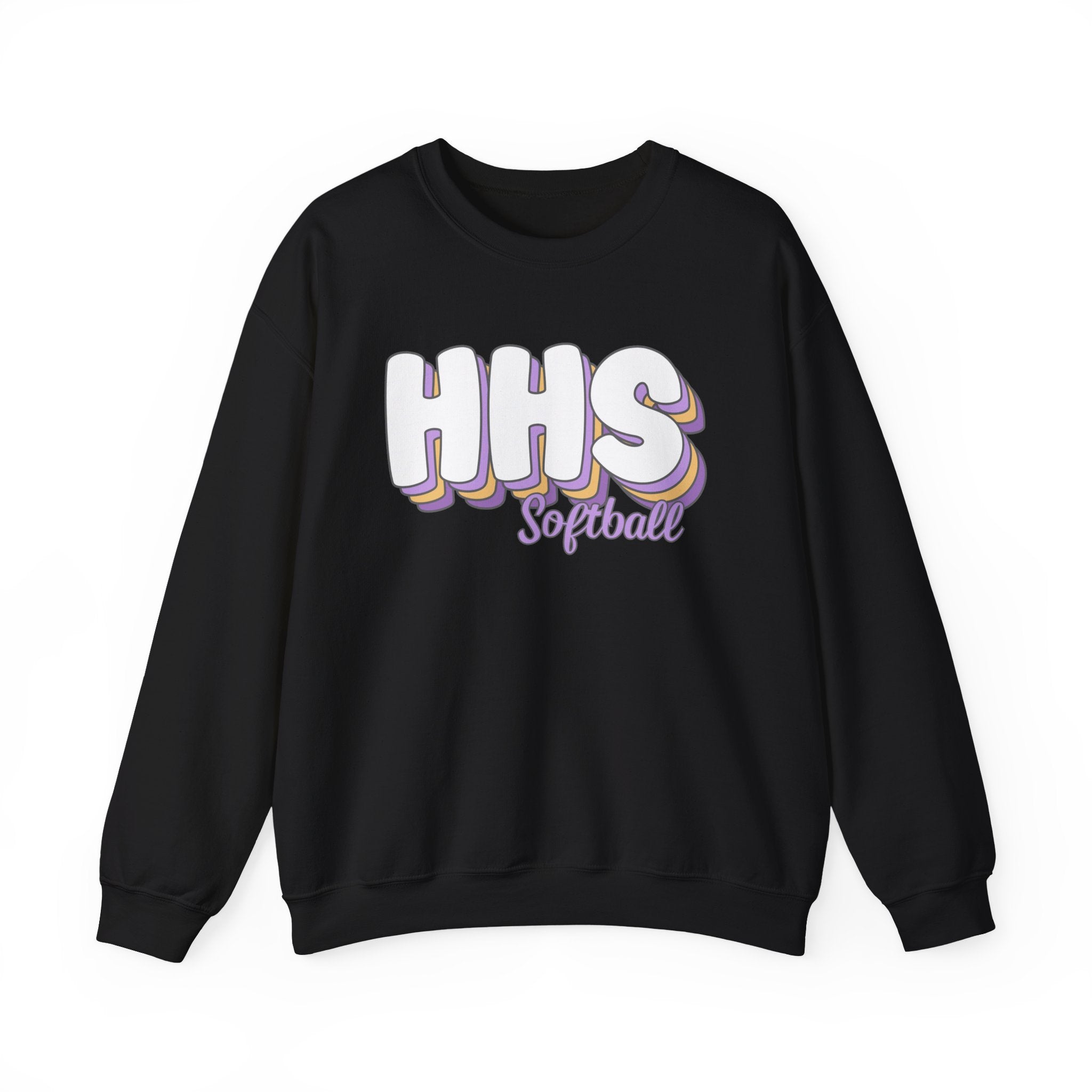 HHS Softball Ribbon Bow Sweatshirt