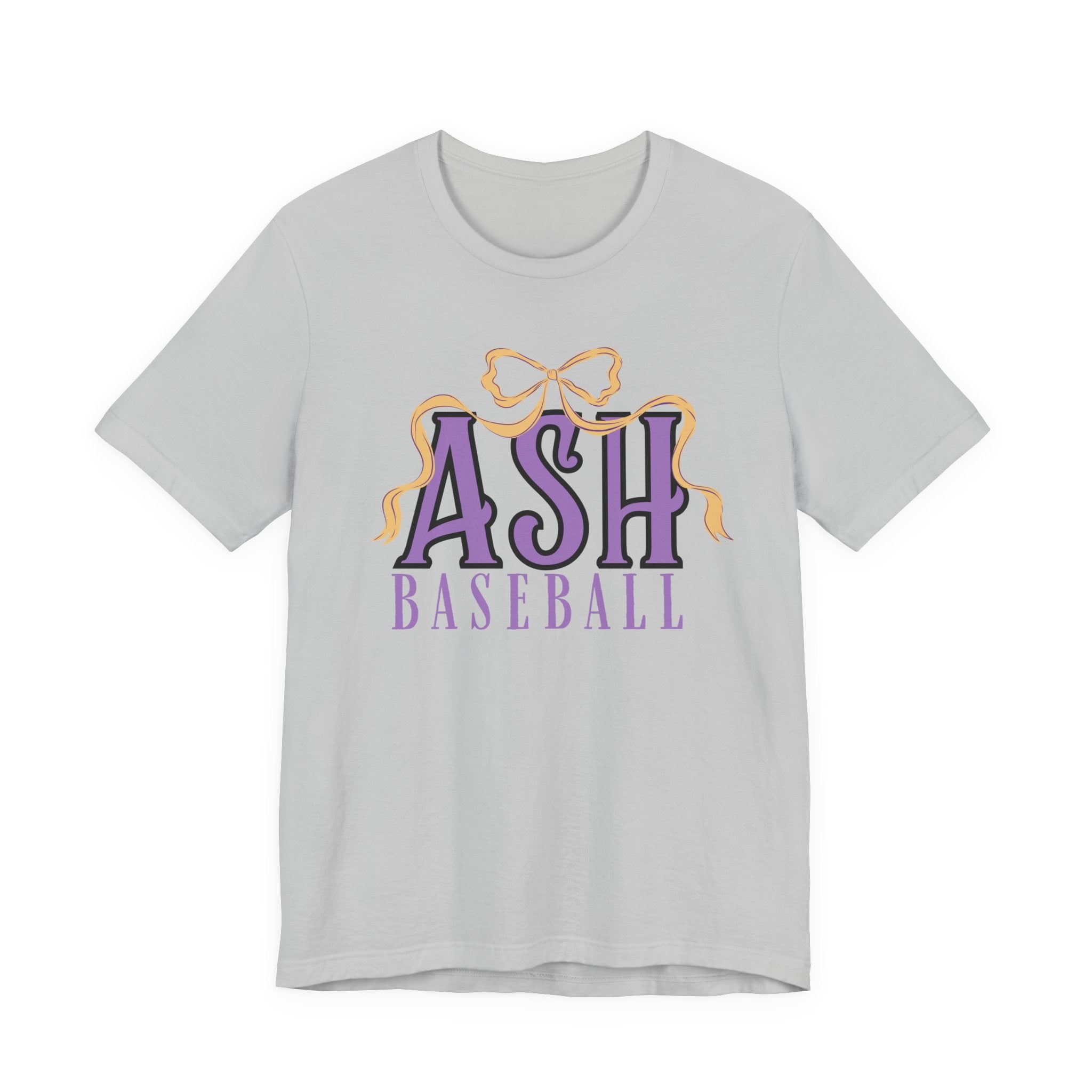 ASH Baseball Ribbon Bow Tee