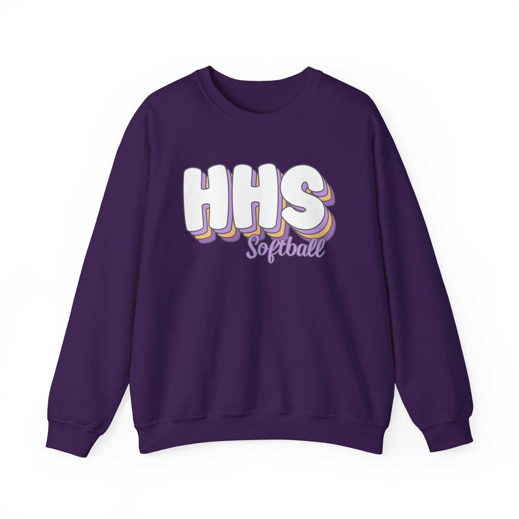 HHS Softball Ribbon Bow Sweatshirt