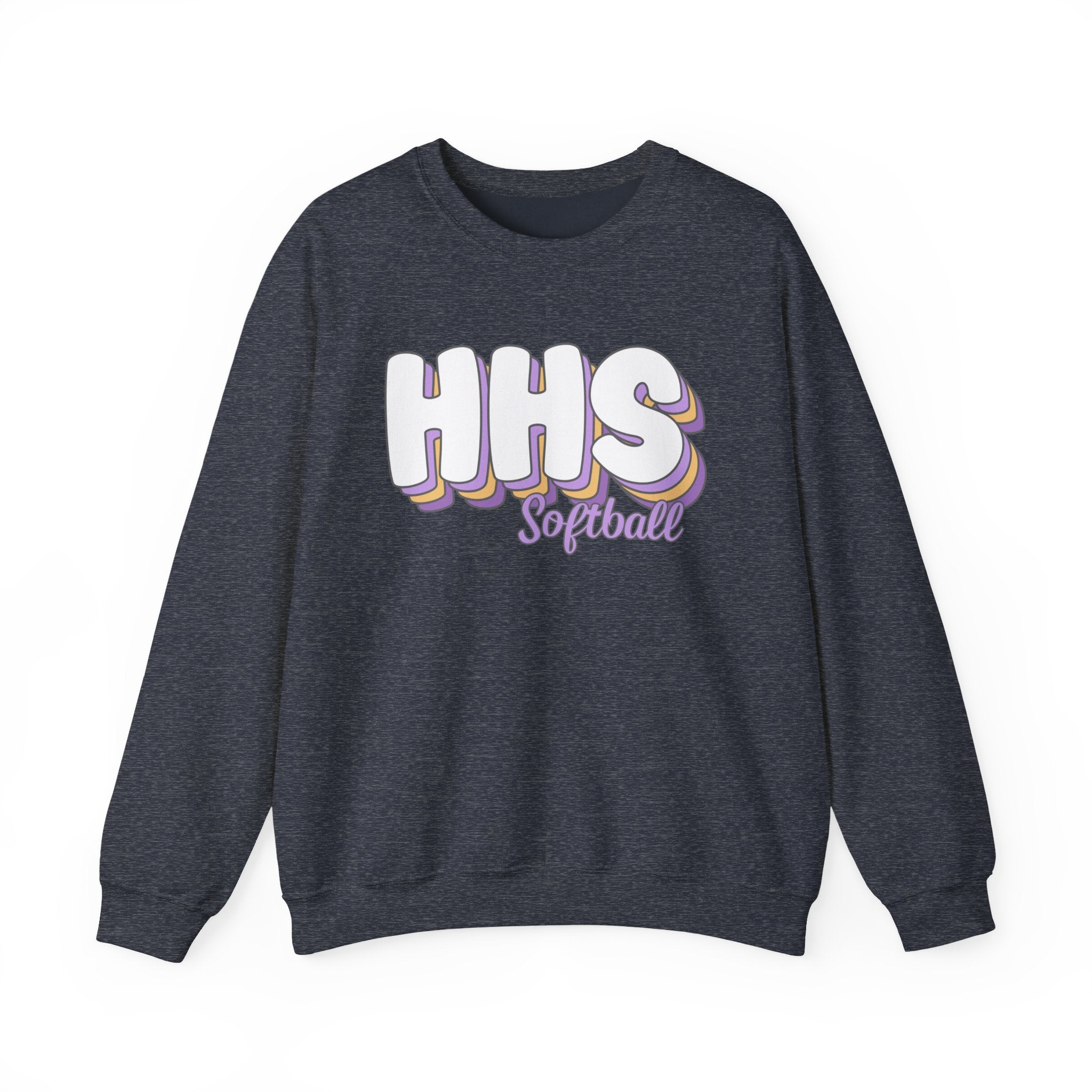 HHS Softball Ribbon Bow Sweatshirt